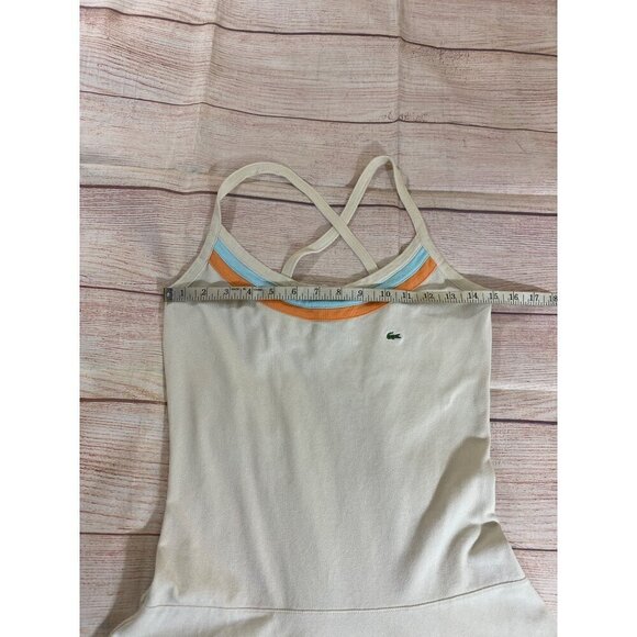 Lacoste Women's Strappy Athletic Multi Color Sundress - 38 (US Size 7) - Picture 9 of 13